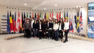 Elevi de la Școala Gimnazială ,,Constantin Săvoiu” în vizită la Parlamentul European
