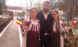 Marea Unire celebrată de elevii din orașul Rovinari
