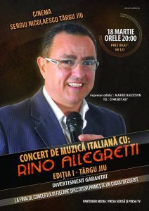 Concert de muzică italiană la Târgu-Jiu