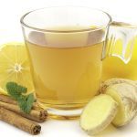 Healthy ginger tea