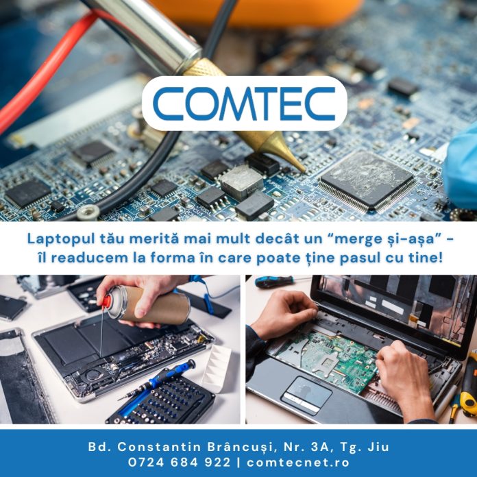 Pregătește-ți laptopul pentru sărbători! COMTEC te scapă de grijile tehnice