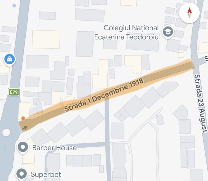Lucrări ample pe strada 1 Decembrie 1918 din Târgu Jiu. Trafic restricționat temporar