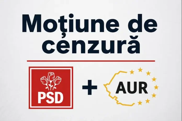 PSD și AUR pregătesc moțiune de cenzură împotriva Guvernului Bolojan