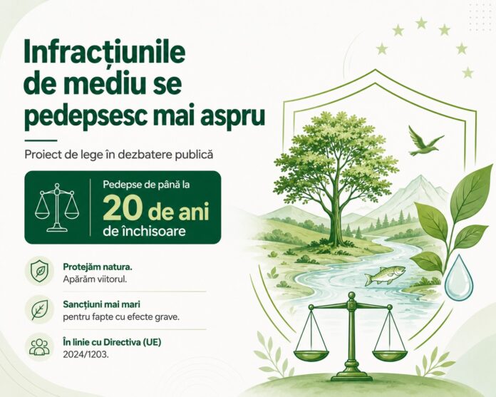 Infracțiunile de mediu ar putea fi pedepsite mai aspru în România