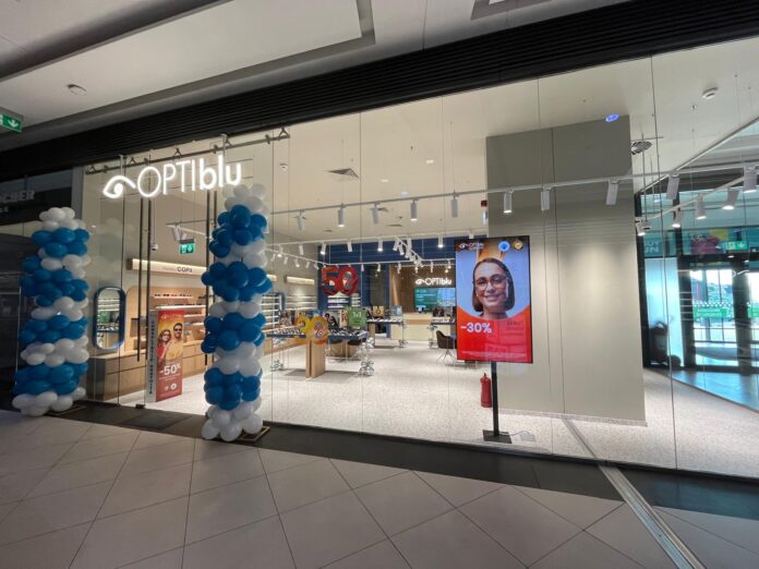 OPTIblu redeschide magazinul din Târgu Jiu într-un spațiu modern, dedicat sănătății vederii și stilului personal